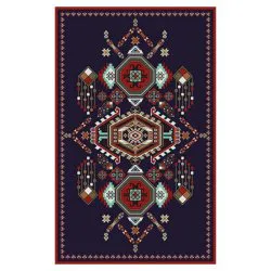 فرش مخمل نادی طرح سنتی کد o170
