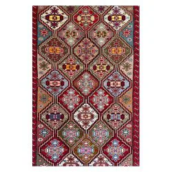فرش مخمل نادی طرح سنتی کد o159